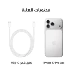 أبل أيفون 17 برو، 5 جي، 6.3 بوصة، 256 جيجا، فضي - تصویر 6
